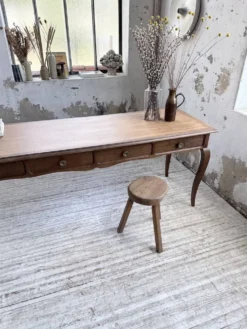 Console bureau en chêne 1960
