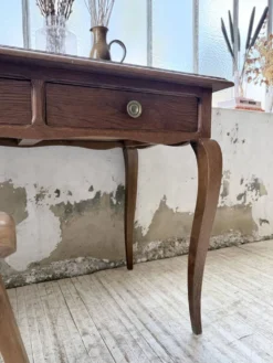 Console bureau en chêne 1960