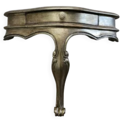 Console d'applique murale en bois doré sculpté Style Louis XV