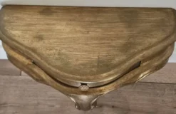 Console d'applique murale en bois doré sculpté Style Louis XV