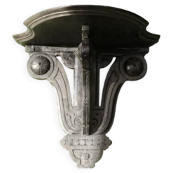 Console d'applique Napoléon III en bois noirci