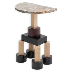 Console Demistella en marbre fin par Ettore Sottsass pour Up & Up, années 1980.