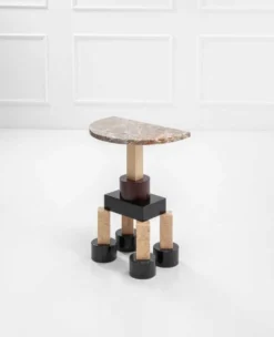 Console Demistella en marbre fin par Ettore Sottsass pour Up & Up, années 1980.