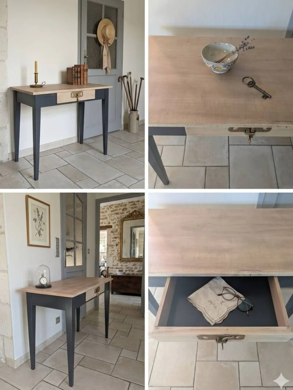 Console d'entrée vintage