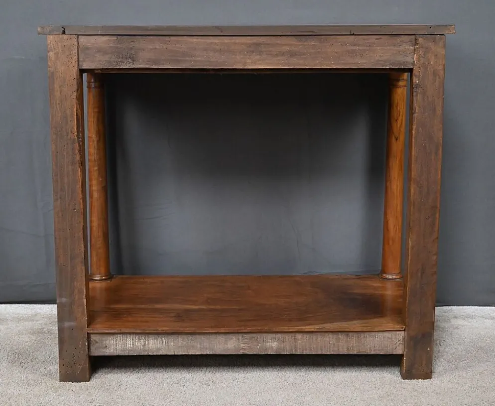 Console de propriété en noyer, époque Empire – début XIXe