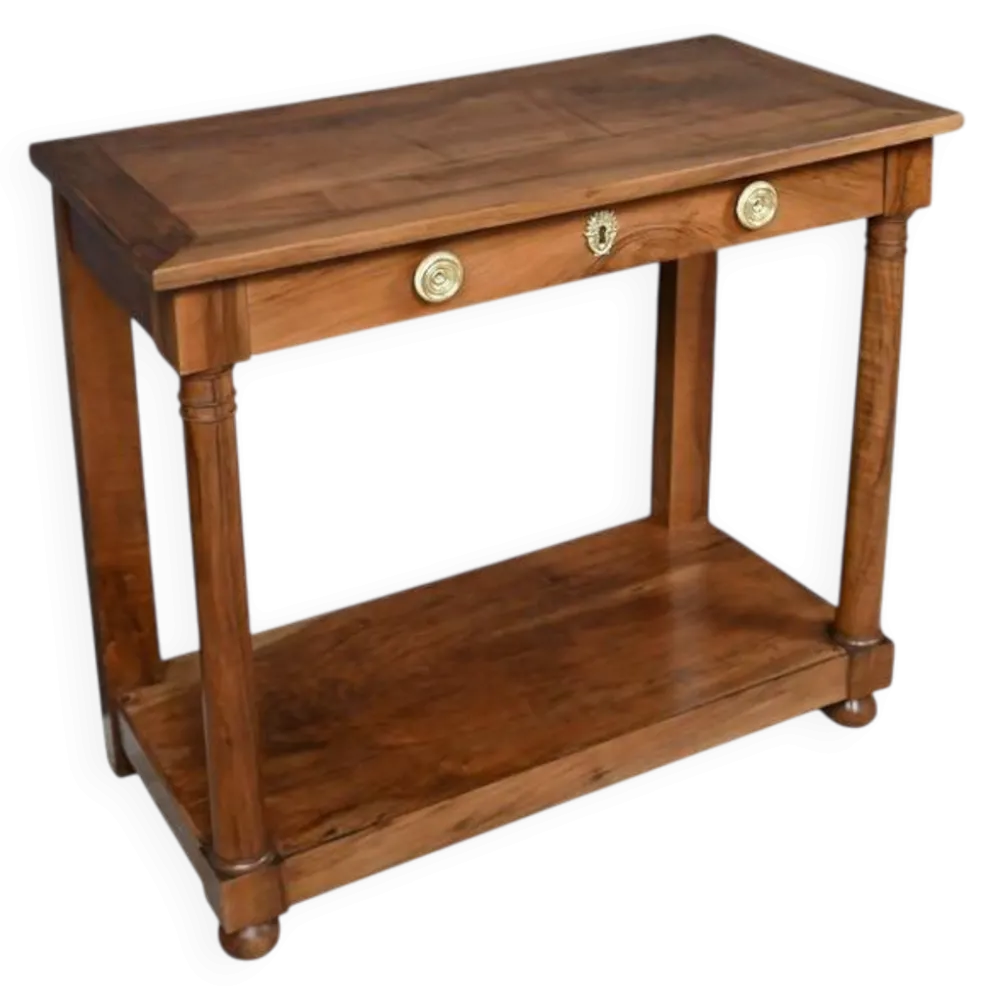 Console de propriété en noyer, époque Empire – début XIXe