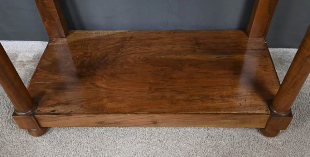 Console de propriété en noyer, époque Empire – début XIXe