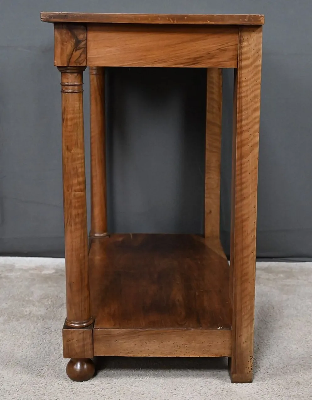 Console de propriété en noyer, époque Empire – début XIXe