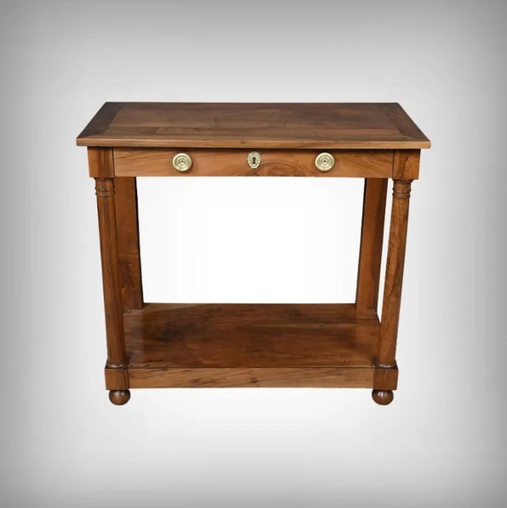 Console de propriété en noyer, époque Empire – début XIXe