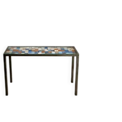Console design – Pièce unique – Bois d'anciens bateaux