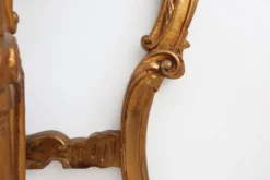 Console de style Louis XV du 20ème siècle avec plateau en marbre, France, années 1970.