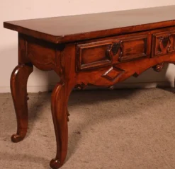 Console d'époque Louis XV Trois Tiroirs -espagne-18° Siècle