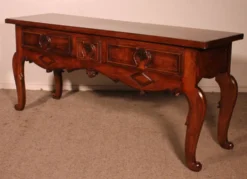 Console d'époque Louis XV Trois Tiroirs -espagne-18° Siècle