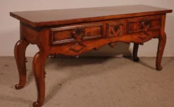 Console d'époque Louis XV Trois Tiroirs -espagne-18° Siècle