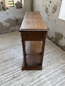 Console drapière en chêne, 19ème