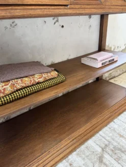 Console drapière en chêne, 19ème