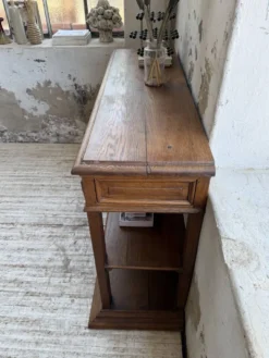 Console drapière en chêne, 19ème