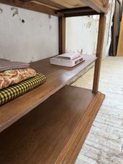 Console drapière en chêne, 19ème