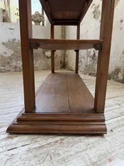 Console drapière en chêne, 19ème
