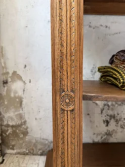 Console drapière en chêne, 19ème