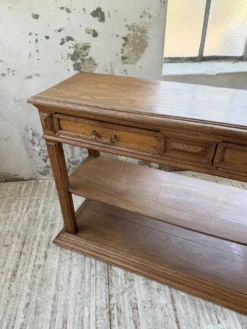 Console drapière en chêne, 19ème