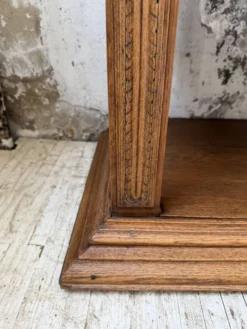 Console drapière en chêne, 19ème