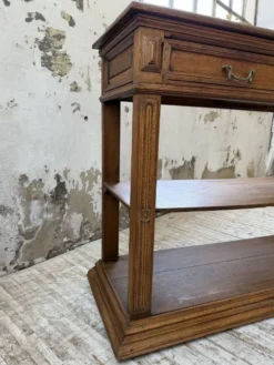 Console drapière en chêne, 19ème