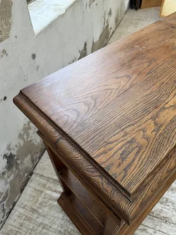 Console drapière en chêne, 19ème