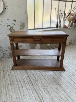 Console drapière en chêne, 19ème
