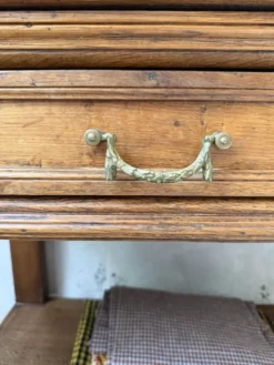 Console drapière en chêne, 19ème