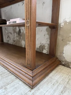 Console drapière en chêne, 19ème