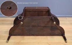 Console en acajou et marbre, époque Louis XVI – fin XVIIIe