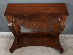 Console en Acajou, époque Restauration – 1ère partie XIXe