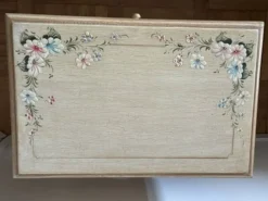 console en bois exotique un tiroir