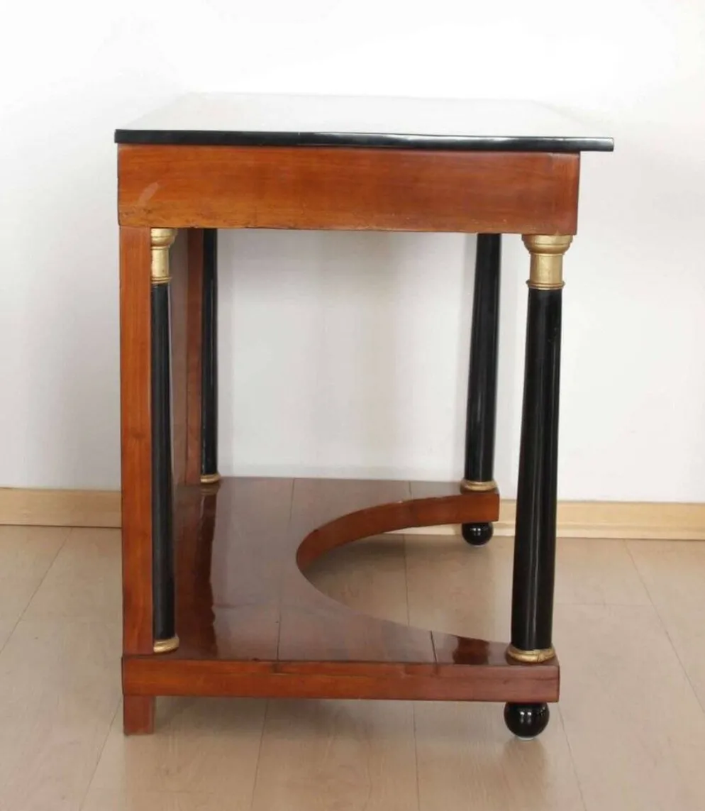 Console en cerisier Biedermeier allemande, 1820