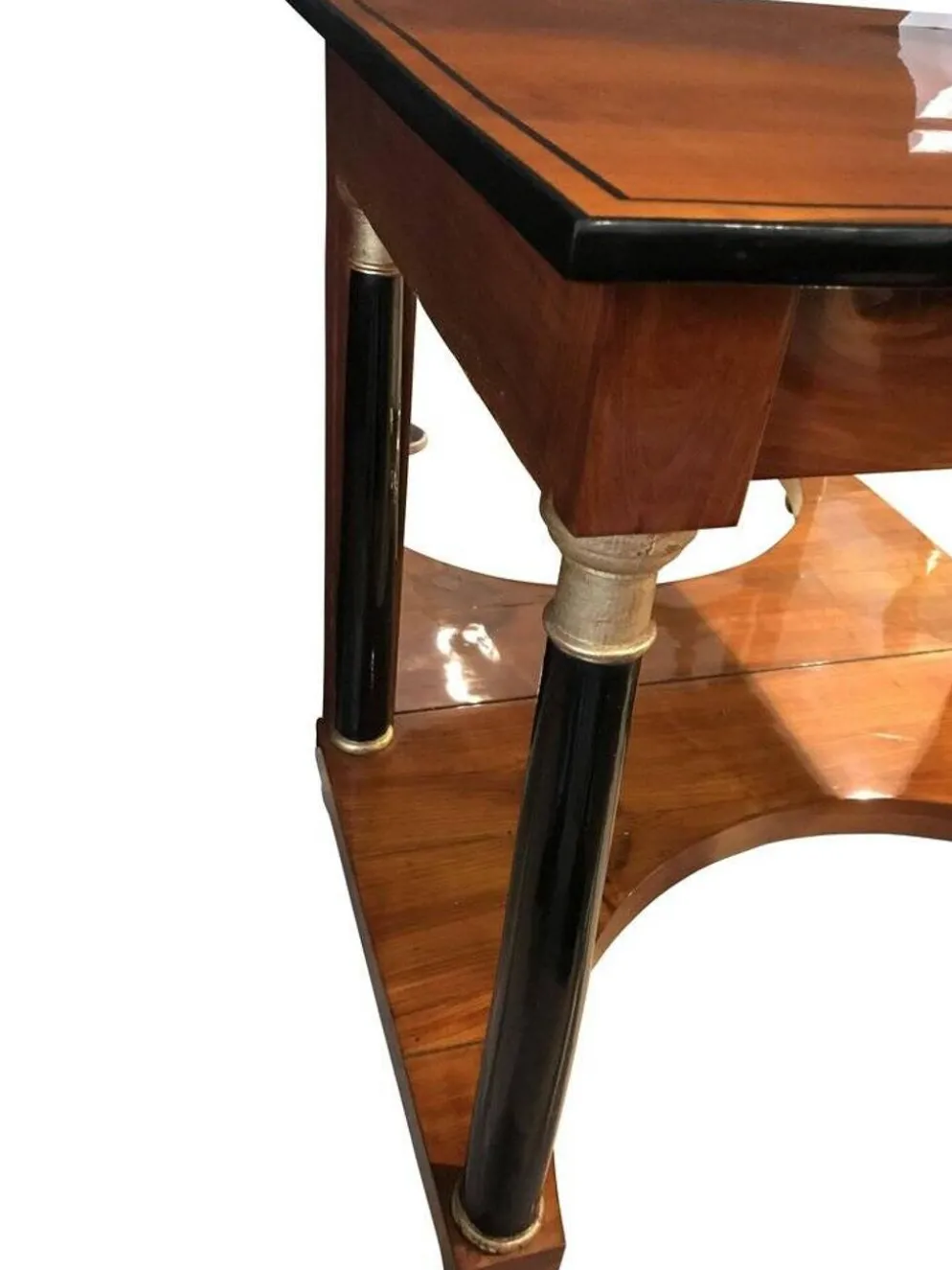 Console en cerisier Biedermeier allemande, 1820