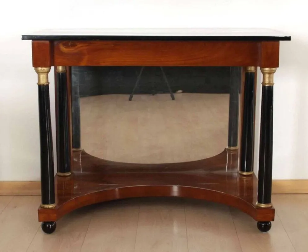 Console en cerisier Biedermeier allemande, 1820