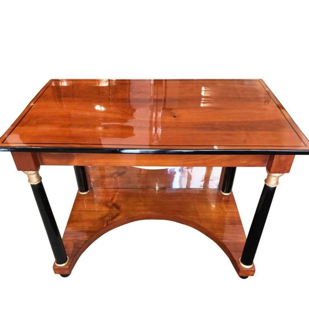 Console en cerisier Biedermeier allemande, 1820