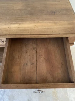 Console en chêne massif style Henri II
