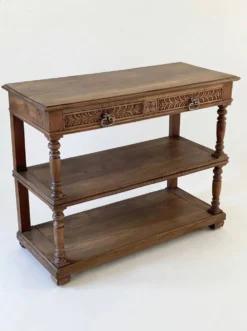 Console en chêne massif style Henri II