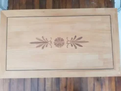 Console en marqueterie