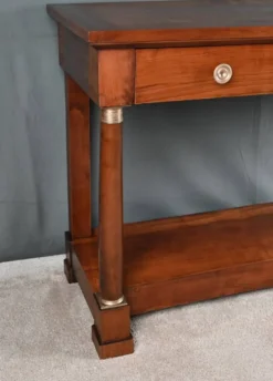 Console en Merisier, style Empire – Milieu XIXe