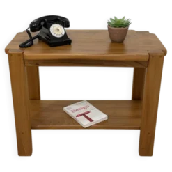 Console en orme massif
