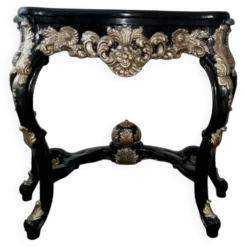 Console en papier mâché style Napoléon III