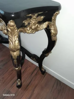 Console en papier mâché style Napoléon III