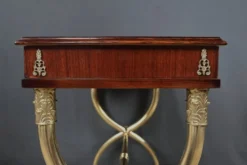 Console en placage d’acajou, style Empire – 1re partie XXe