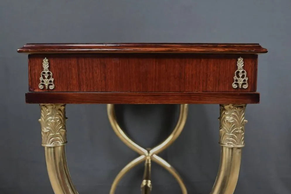 Console en placage d’acajou, style Empire – 1re partie XXe