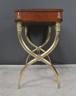Console en placage d’acajou, style Empire – 1re partie XXe