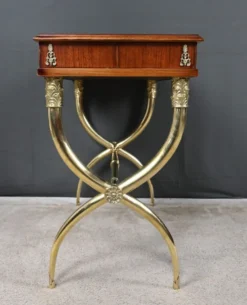 Console en placage d’acajou, style Empire – 1re partie XXe