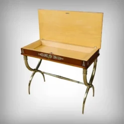Console en placage d’acajou, style Empire – 1re partie XXe